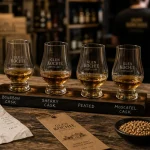 Brasserie artisanale du contrevent : dégustation de bière locale fraîche, verres tulipe et planche artisanale