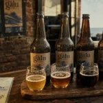 Brasserie artisanale noirmoutier galu : verres et bières locales pour la dégustation