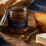 Confit de cidre normandie en pot en verre, texture et accords