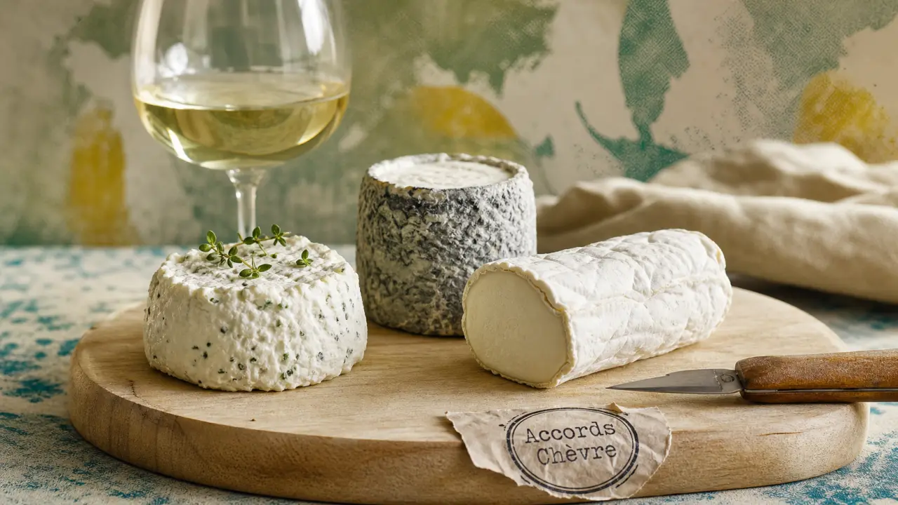 Vin avec fromage de chèvre : accords vins blancs et fromages de chèvre