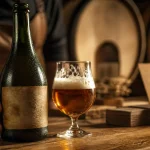 Bière artisanale haut de gamme en barrique, bière IPA premium