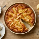Gateau normand aux pommes fondantes, photo du gâteau doré à 180°C