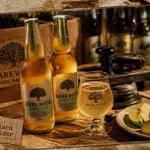 Hard cider : bouteilles, pommes et verre, comparaison hard cider vs cidre