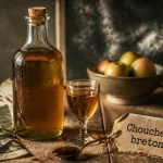 Hydromel breton, verre de chouchen miellé frais à 8°C