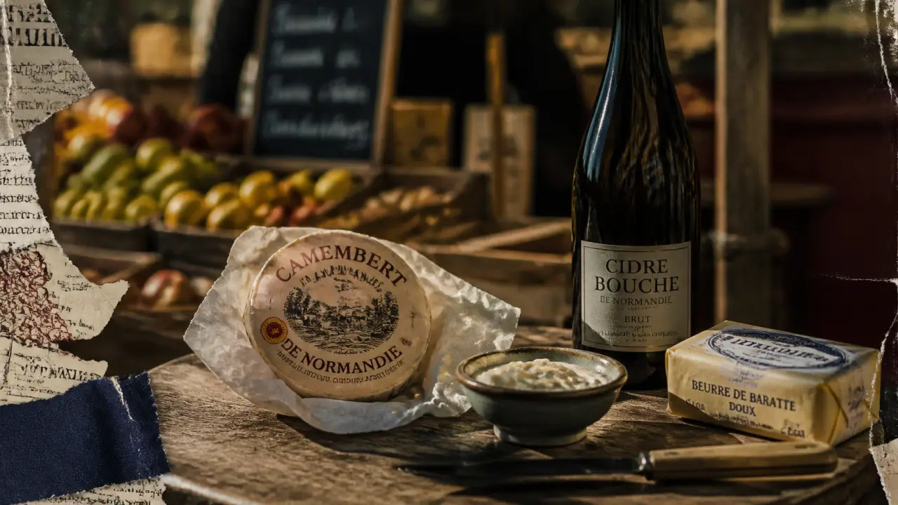 Normandie terroir : cidre et fromages AOP, circuits courts