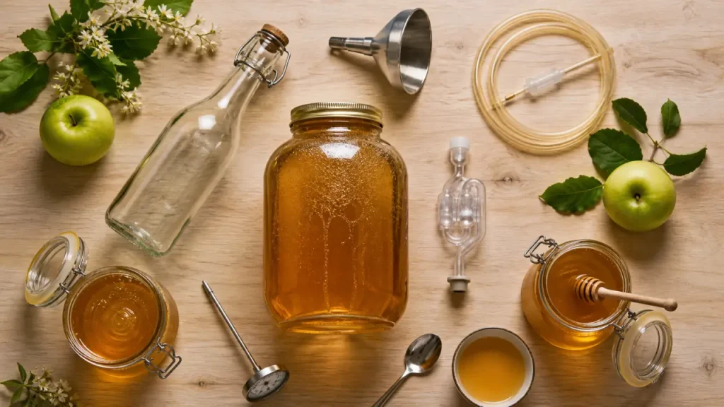 Chouchen maison : miel, pomme, fermentation, la méthode pour réussir sans faux départ
