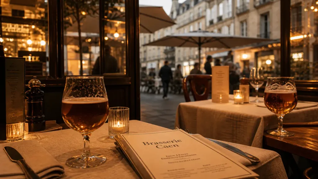Restaurant brasserie à Caen : centre-ville, avis et services pour choisir vite