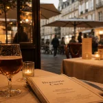 Restaurant Caen brasserie en centre-ville, terrasse et tables