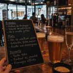 Restaurant et si Caen : carte courte et bar le soir, bières pression