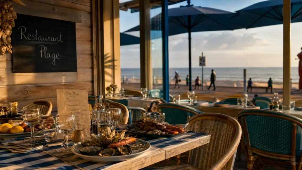 Restaurant plage près de Caen : vue mer, terrasse ou brasserie, où réserver ?