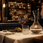 Symbiose restaurant gastronomique et bar à dégustation à Cabourg, salle feutrée