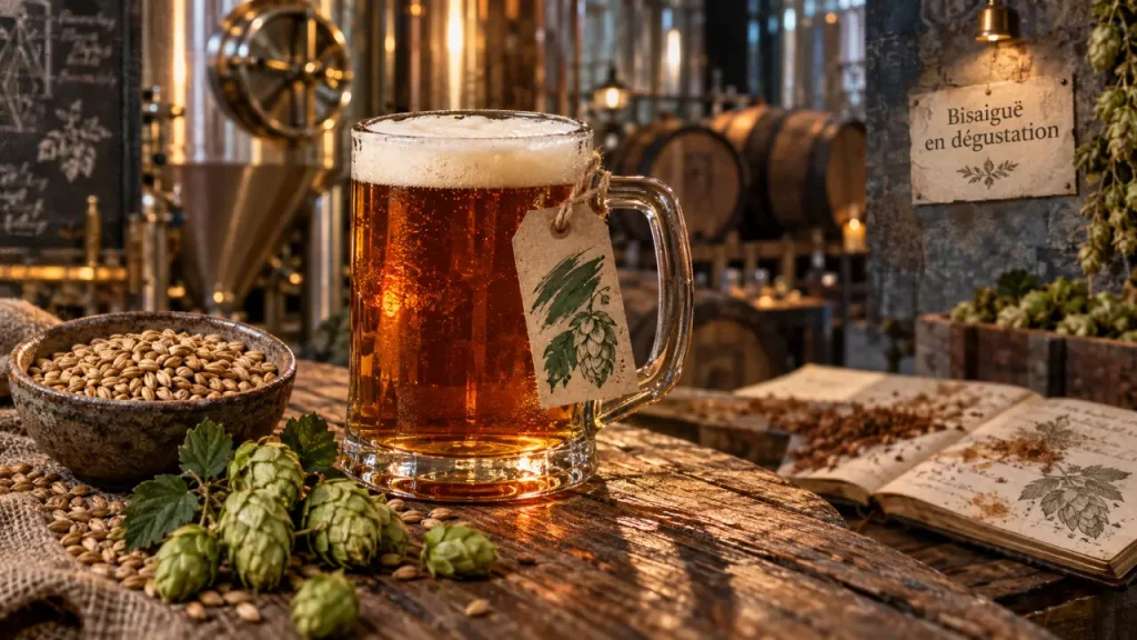 Brasserie Bisaiguë : des bières bio à Kaysersberg, centrées sur le goût des céréales