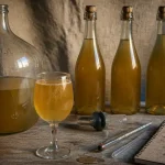 Cidre doux recette : fermentation en bocal avec barboteur