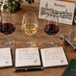 Cours oenologie rennes : verres de dégustation