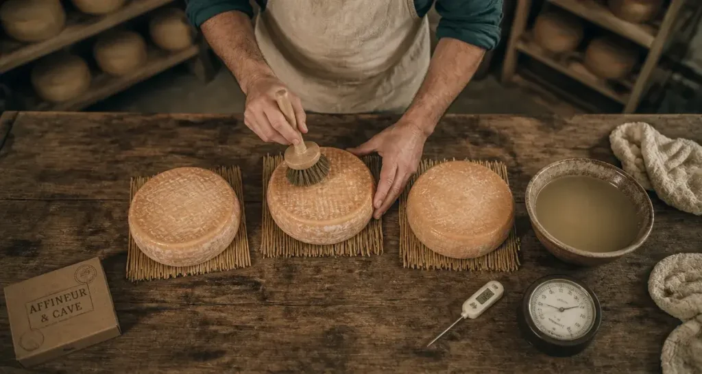 Fromager affineur : le métier d&rsquo;orfèvre derrière le plateau de fromages