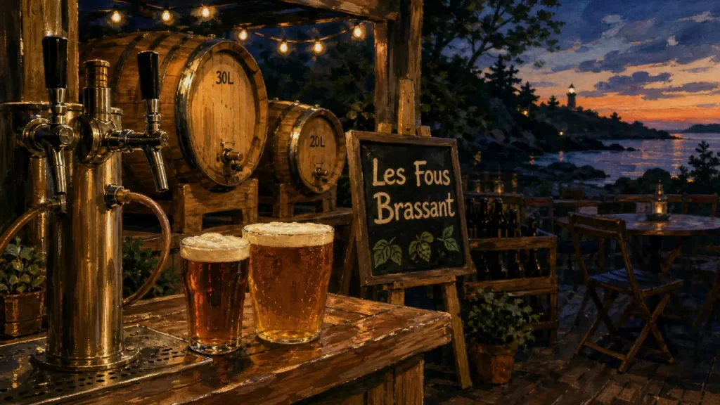 Les Fous Brassant : quelle bière locale, quelle tireuse et quelle terrasse sur l’Île d’Yeu ?