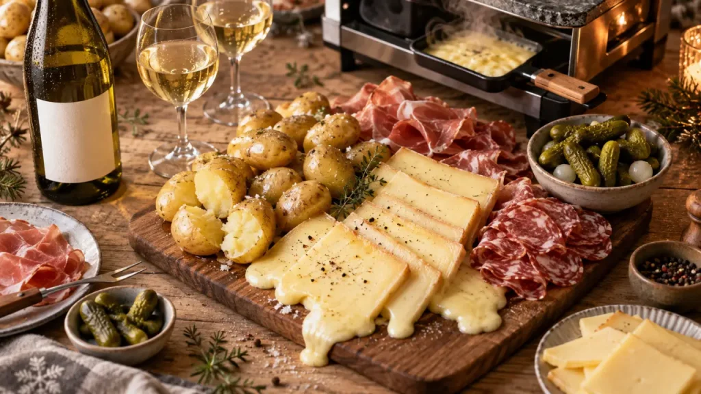 Que boire avec la raclette ? Blanc frais, rouge léger ou accord à éviter