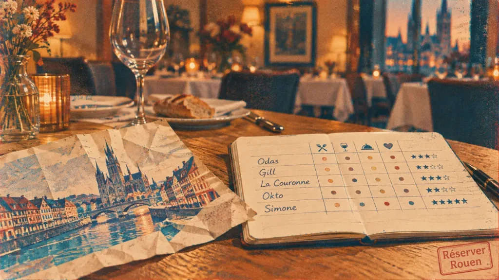 Les meilleurs restaurants de Rouen selon l’occasion, le budget et le style de cuisine