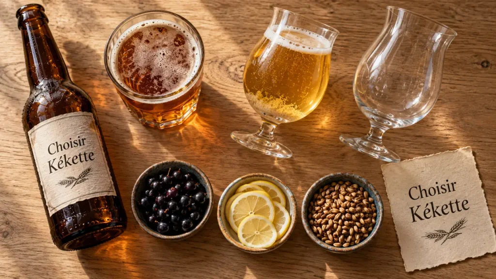 Bière Kékette : une blonde à 6 %, une Red au cassis et une histoire franco-belge