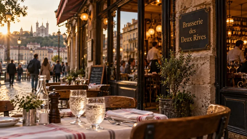 Brasserie des Deux Rives : une table rue Mercière, des menus de groupe dès 13 personnes