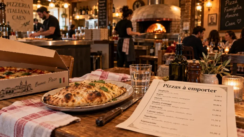 Bruno Ristorante à Caen : pizzas, calzone et accueil familial au regard des avis