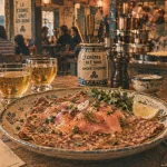 Cidrerie normandie restaurant à Honfleur : galichot fumé au saumon