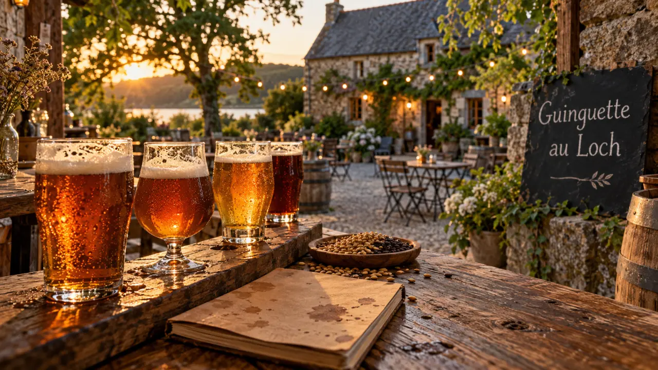 Déferle microbrasserie et guinguette : bières bretonnes à la ferme du Loch