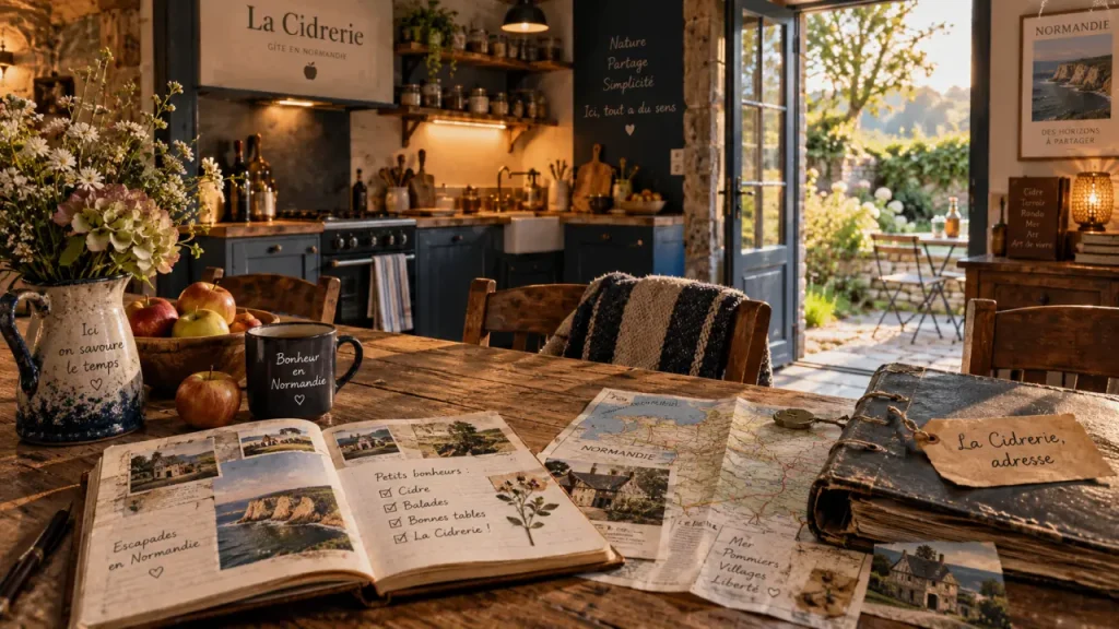 La Cidrerie en Normandie : plusieurs gîtes, pas une auberge unique
