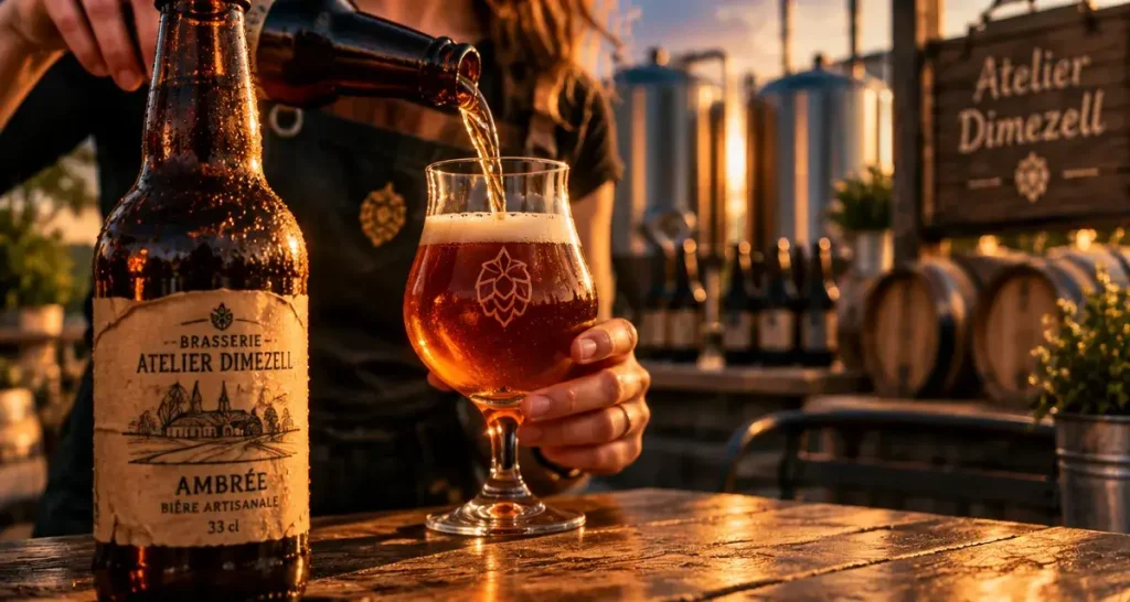 Microbrasserie Dimezell à Quessoy : bières bretonnes, dégustation et atelier de brassage