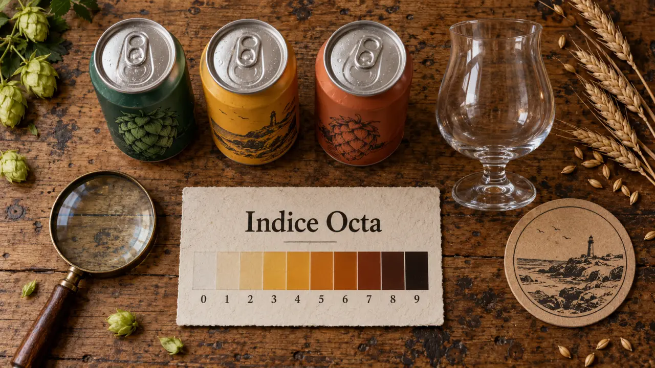 OCTA microbrasserie : indice d’opacité sur bières à Clohars-Carnoët